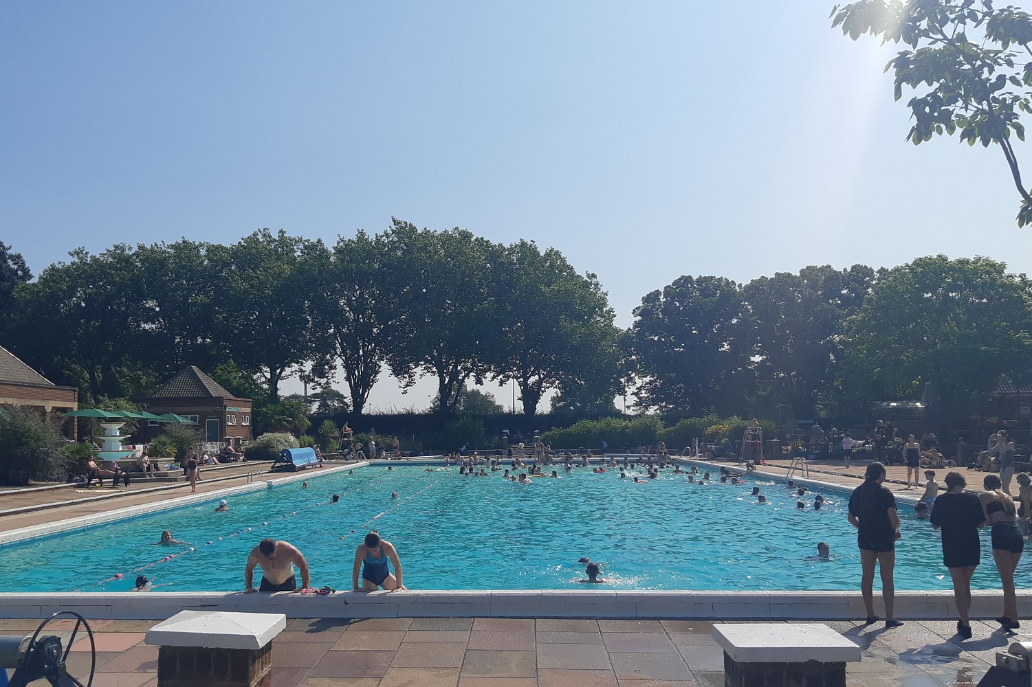 Hitchin Swimming and Fitness Centre outdoor pool