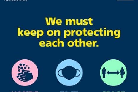 We must keep on protecting each other. Hands - Face - Space