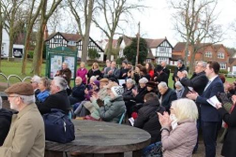 Holocaust Memorial Day event at Howard Park