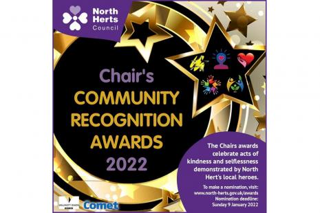 Chair's Community Recognition Awards 2022 poster
