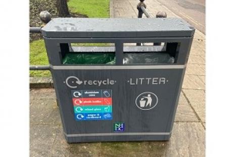 Recycling litter bin